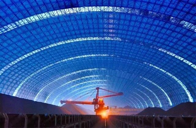 南宁亿优钢构工程师为您解析原料场封闭技术的特点和类型
